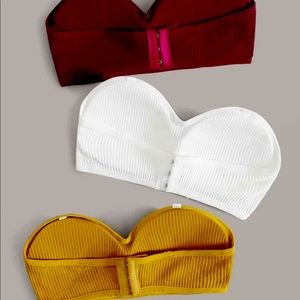 3 pack Bandeau set never worn